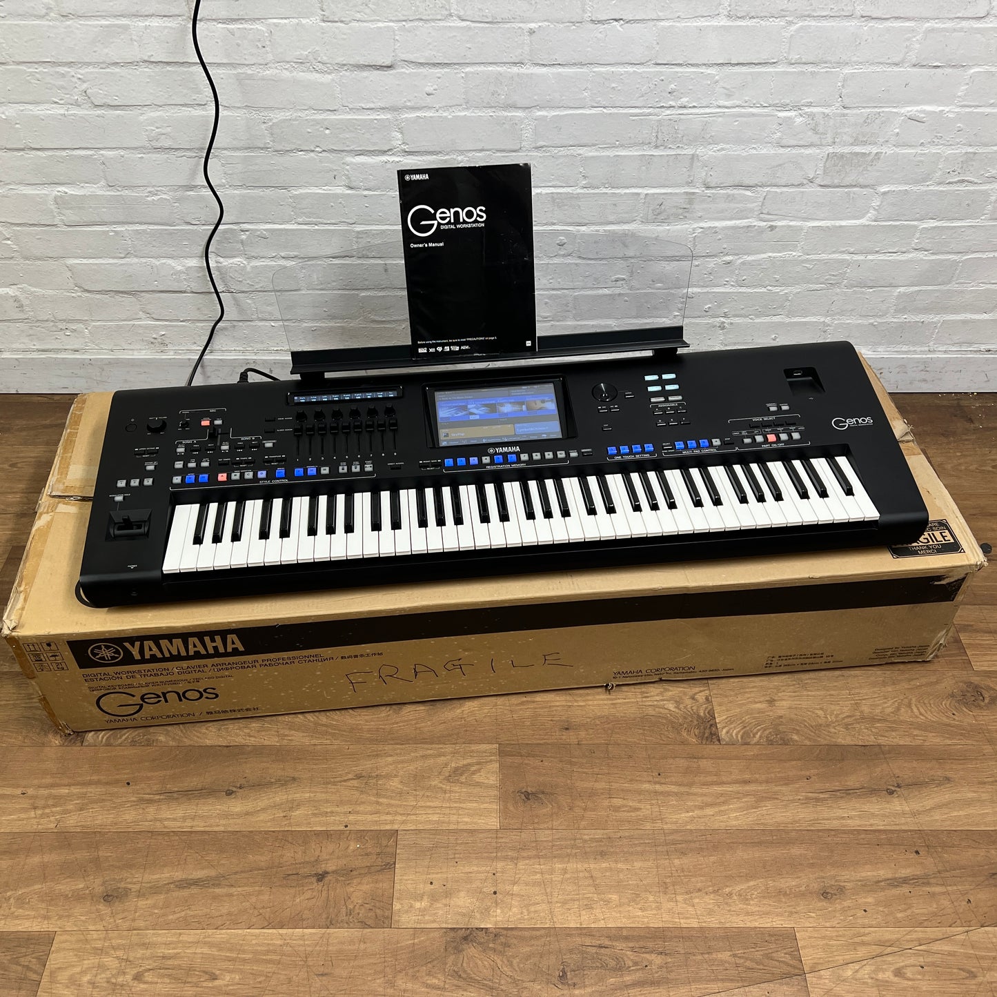 Yamaha Genos 1 Arranger Workstation Keyboard; Serial No: BEXO01052 | Second Hand