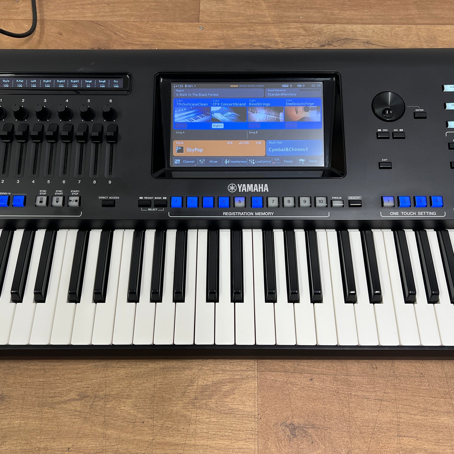 Yamaha Genos 1 Arranger Workstation Keyboard; Serial No: BEXO01052 | Second Hand