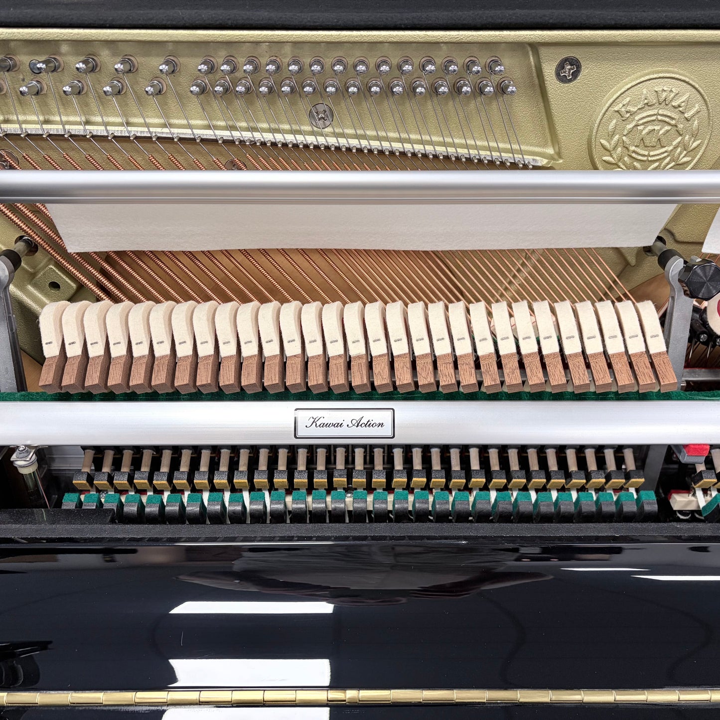 Kawai K200 Upright Piano in Polished Ebony: Serial No: F172486 | Second Hand