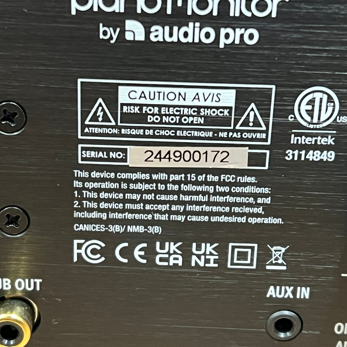 Nord Piano Monitors V2 with Brackets; Serial No: 244900172 | Second Hand