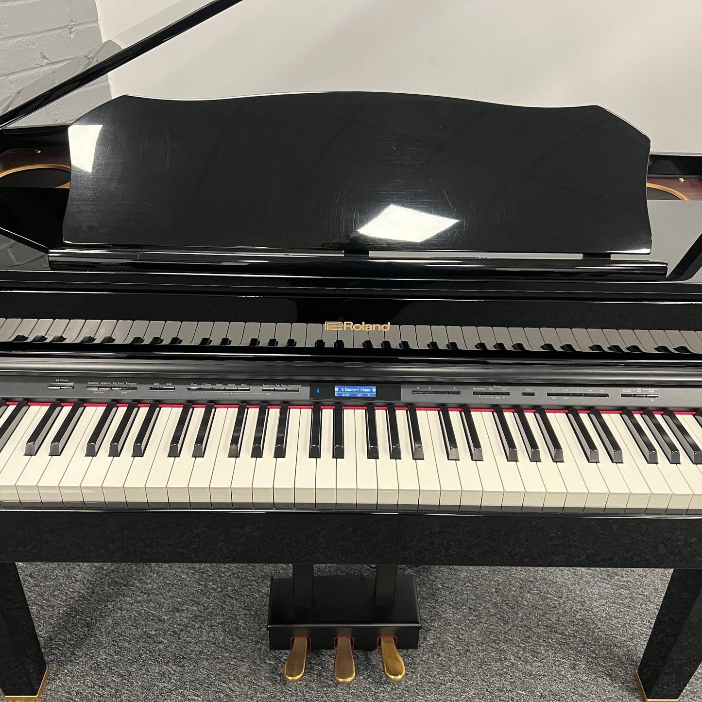 Roland GP607PE Digital Grand Piano With Matching Stool; Ser No:Z5M4959 | Second Hand