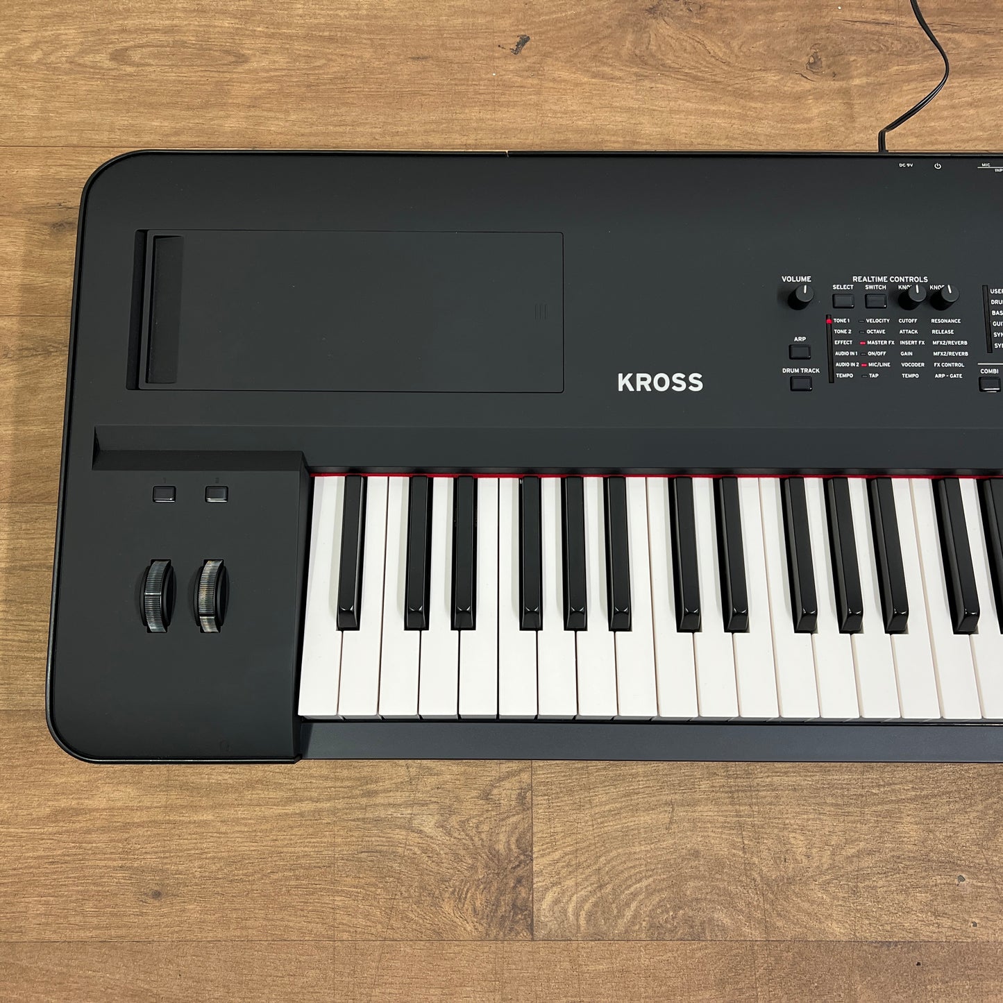 Korg Kross 2 88 Key Synthesizer Workstation, Matt Black; Serial No: 9065 | B Stock