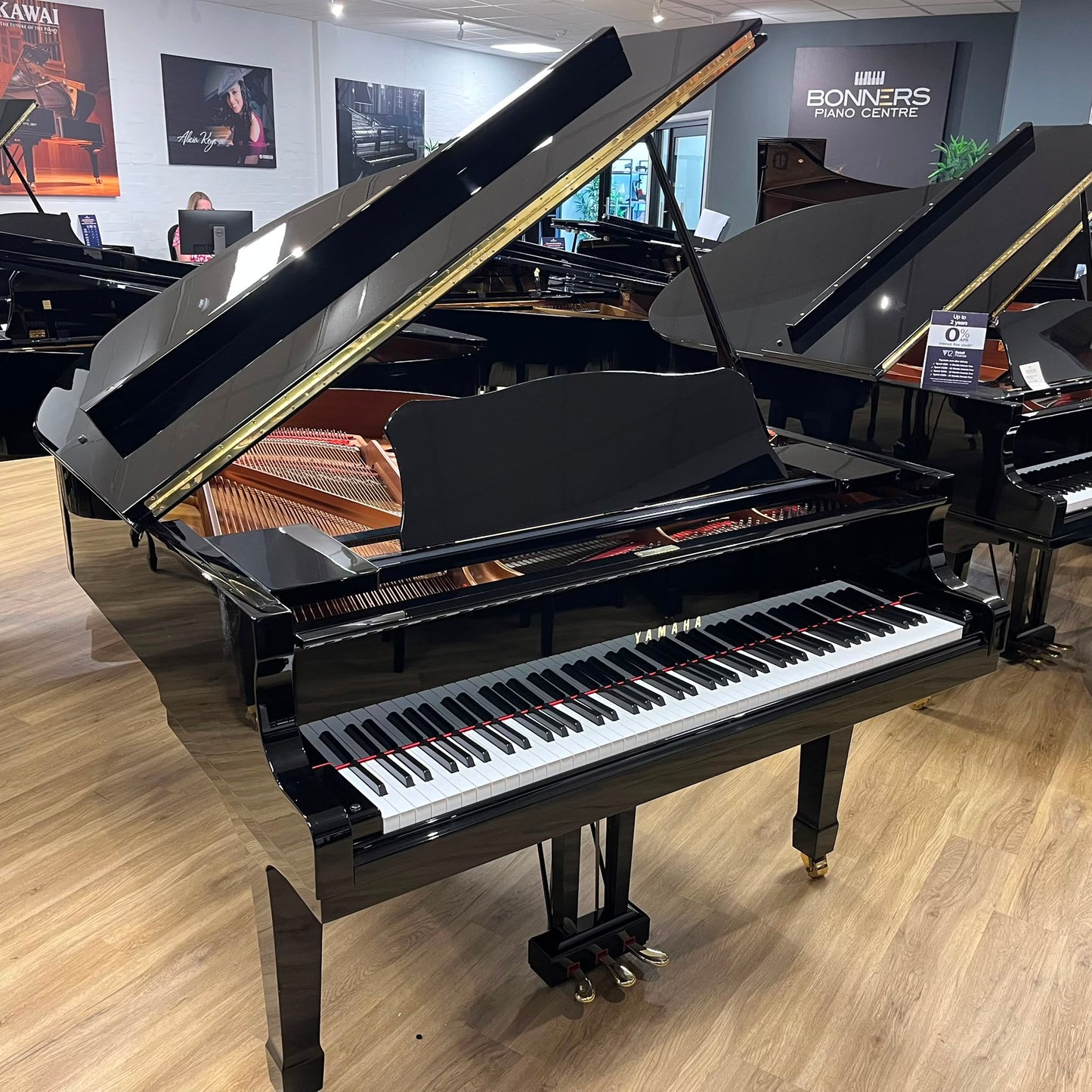 Yamaha C1 Grand Piano in Polished Ebony: Serial No: 6172792 | Second Hand