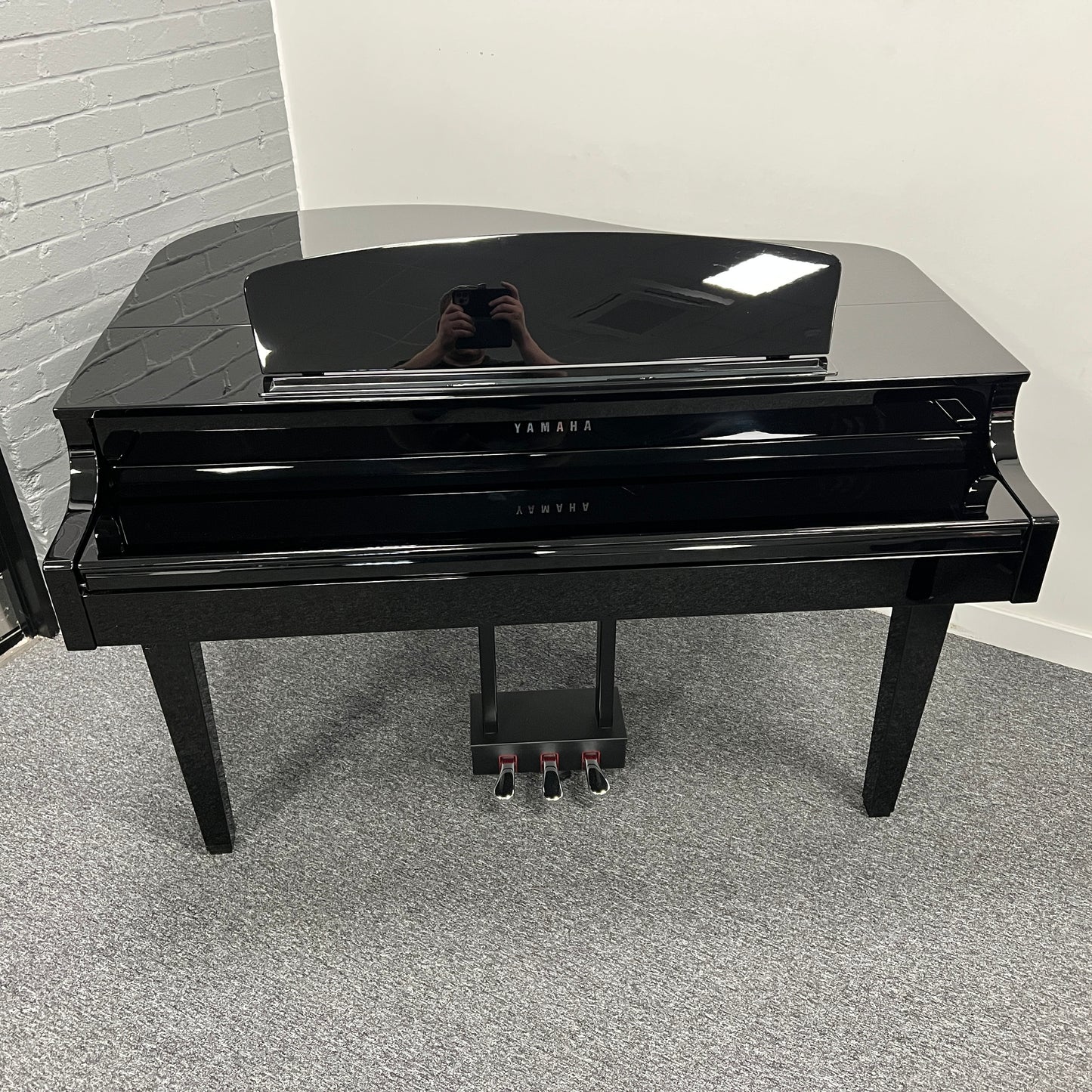 Yamaha CLP665GP PE Digital Piano With Matching Stool; Serial No: BCYM01018 | Second Hand