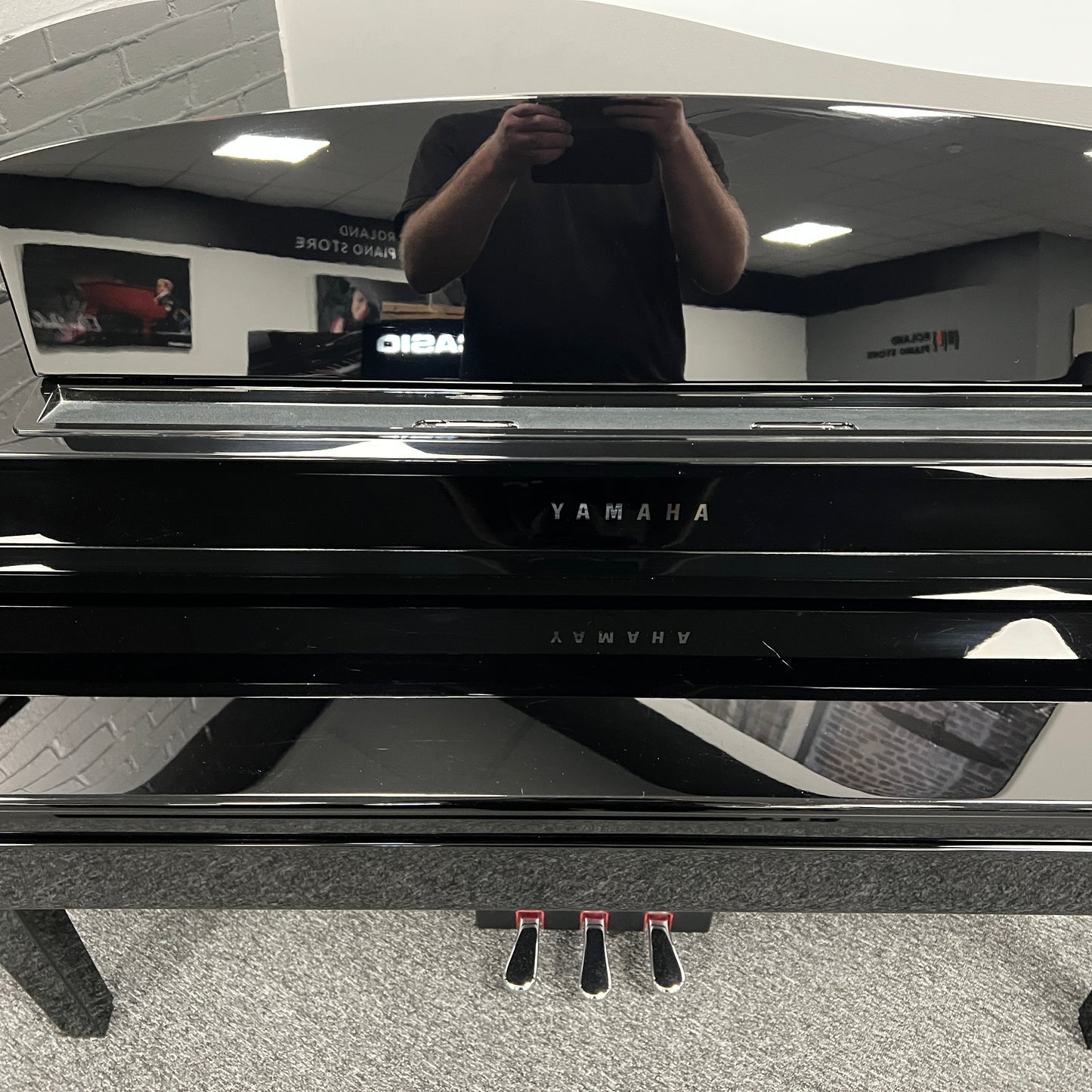 Yamaha CLP665GP PE Digital Piano With Matching Stool; Serial No: BCYM01018 | Second Hand