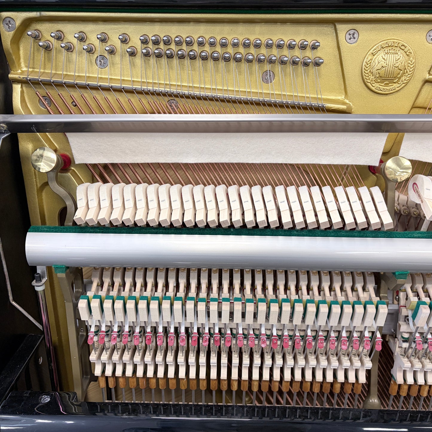 Samick JS131 Upright Piano in Polished Ebony: Serial No: IJQEU0883 | Second Hand