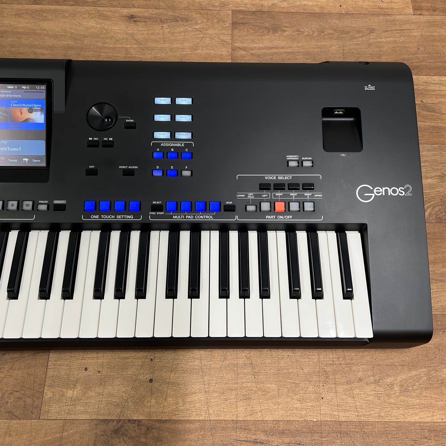 Yamaha Genos 2 Arranger Workstation Keyboard; Serial No: BEDZ01035 | Second hand