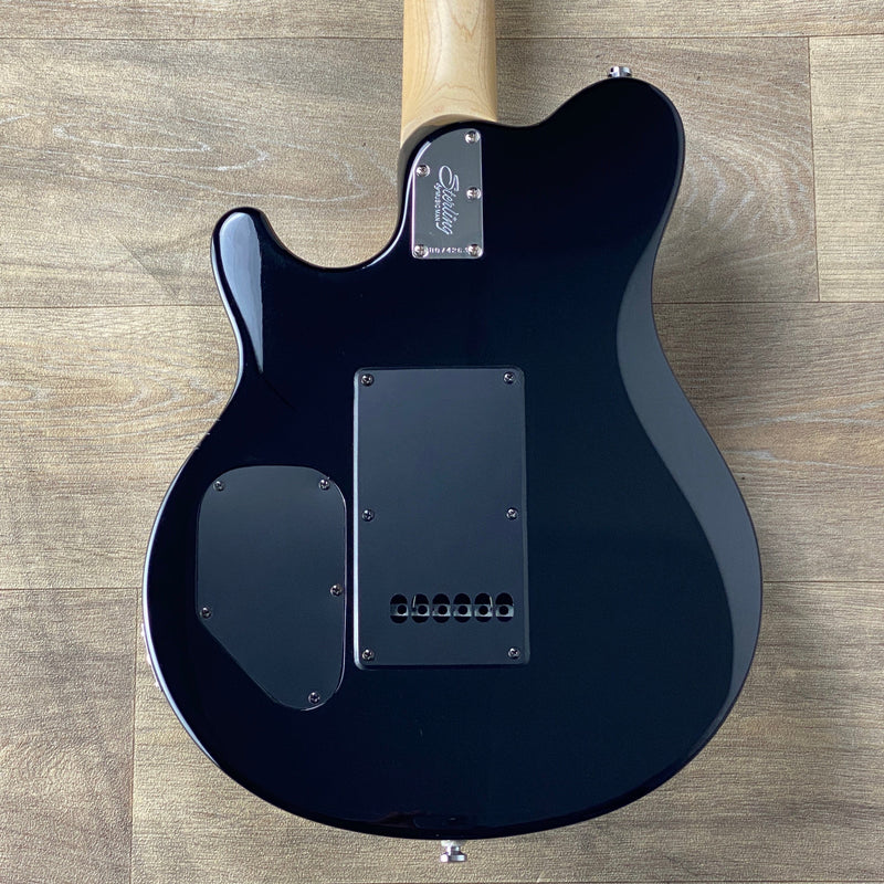 Second Hand Music Man Sub Axis Flame Maple Top Neptune Blue Guitar
