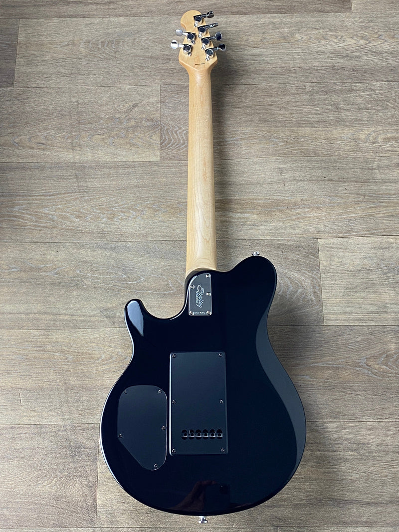 Second Hand Music Man Sub Axis Flame Maple Top Neptune Blue Guitar
