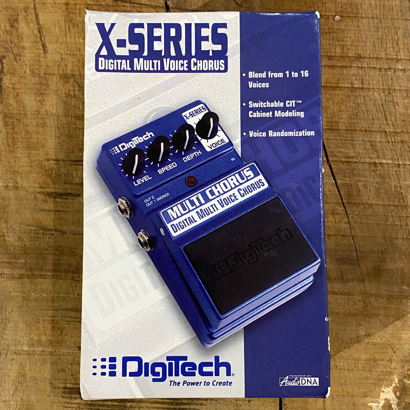 Second Hand Digitech Multi Chorus Guitar Effects Pedal Boxed