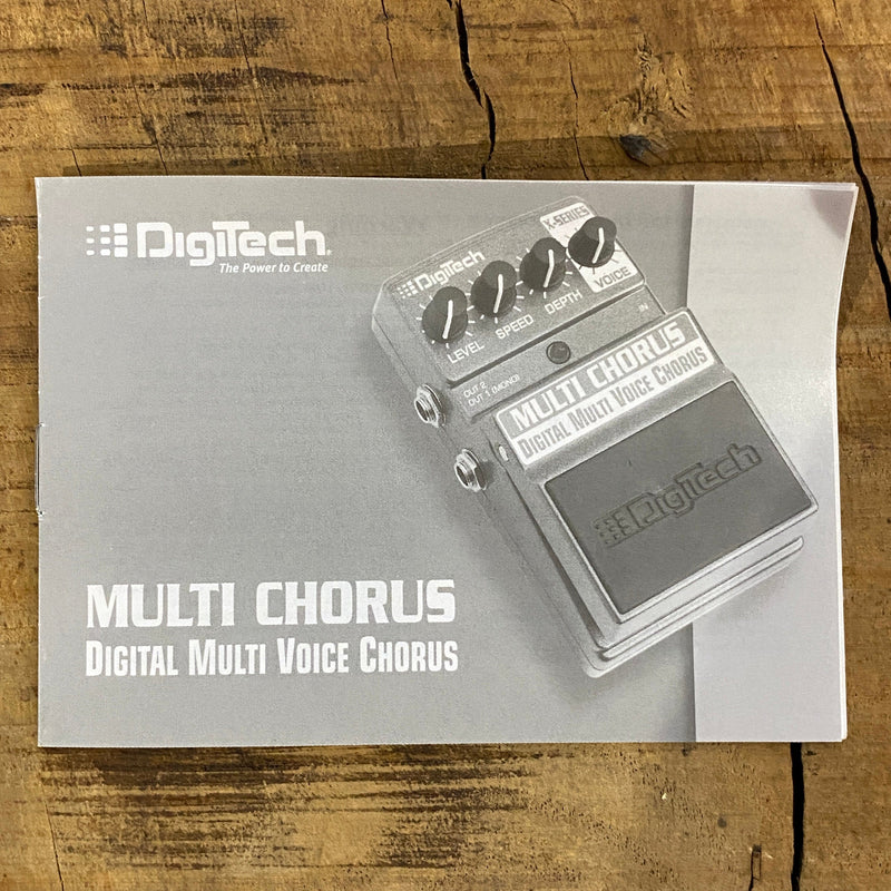 Second Hand Digitech Multi Chorus Guitar Effects Pedal Boxed