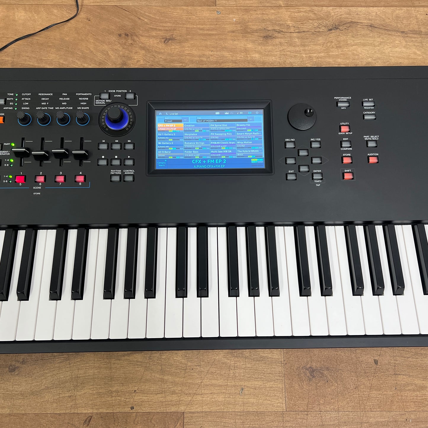 Yamaha MODX8+ Keyboard; Serial No: BBEP01016 | Second Hand