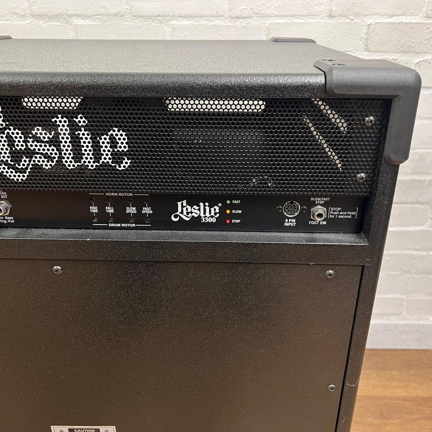 Leslie 3300P 300w Pro High Power Twin Rotor Speaker, Black; Serial No: 18080953 | Second Hand