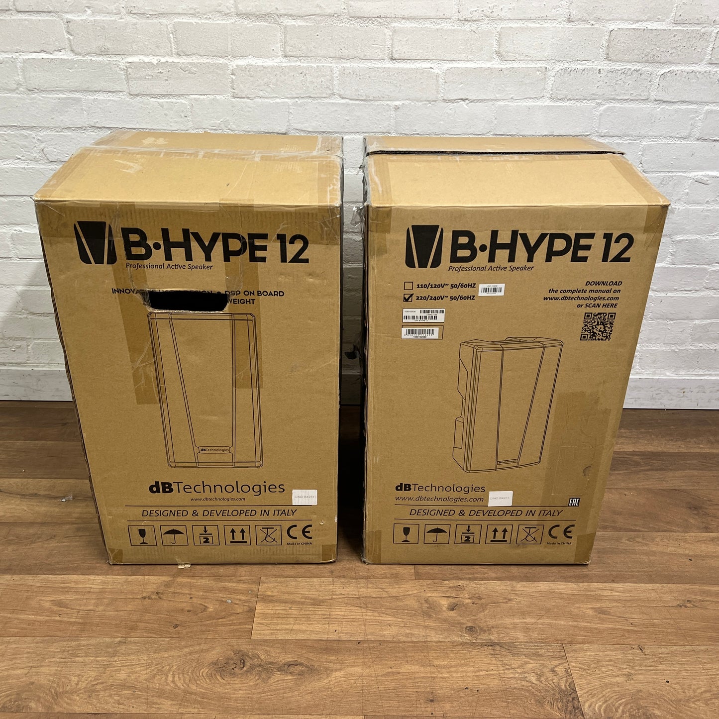 DB Technologies B-Hype BH12 12" Active PA Speakers - PAIR | Second Hand