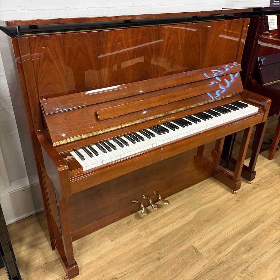 W. Hoffmann T128 Upright Piano in Polished Walnut: Serial No: 164841 | Second Hand