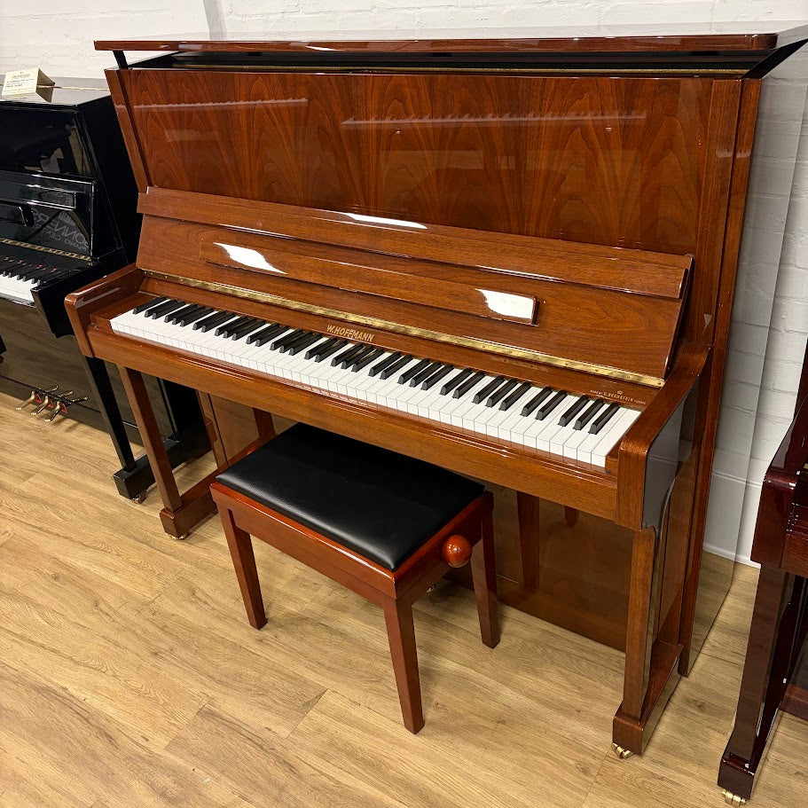W. Hoffmann T128 Upright Piano in Polished Walnut: Serial No: 164841 | Second Hand