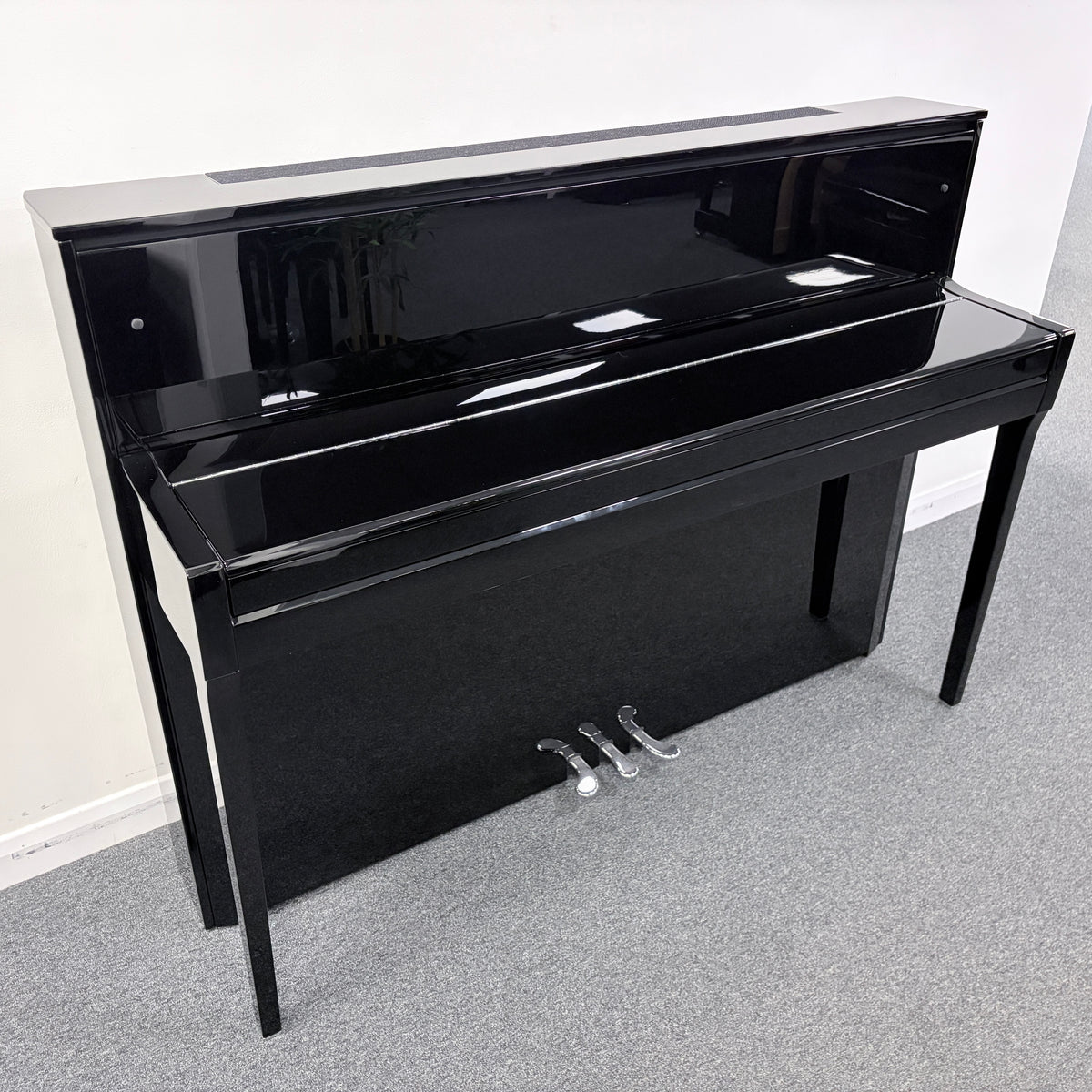 Kawai NV5s Hybrid Digital Piano in Polished Ebony With Matching Stool: Serial No: G834465 | Second Hand