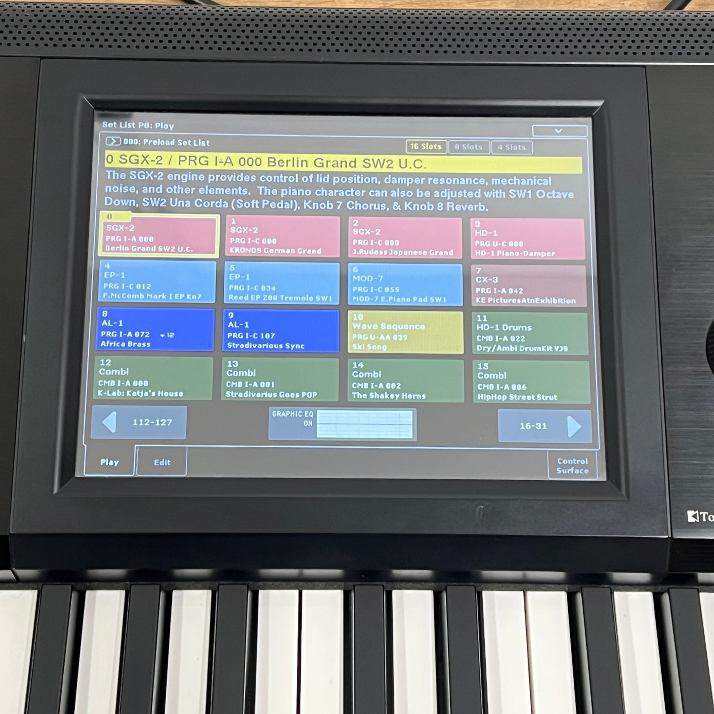 Korg Kronos 2 88 Music Workstation; Serial No: 202385 | Second Hand