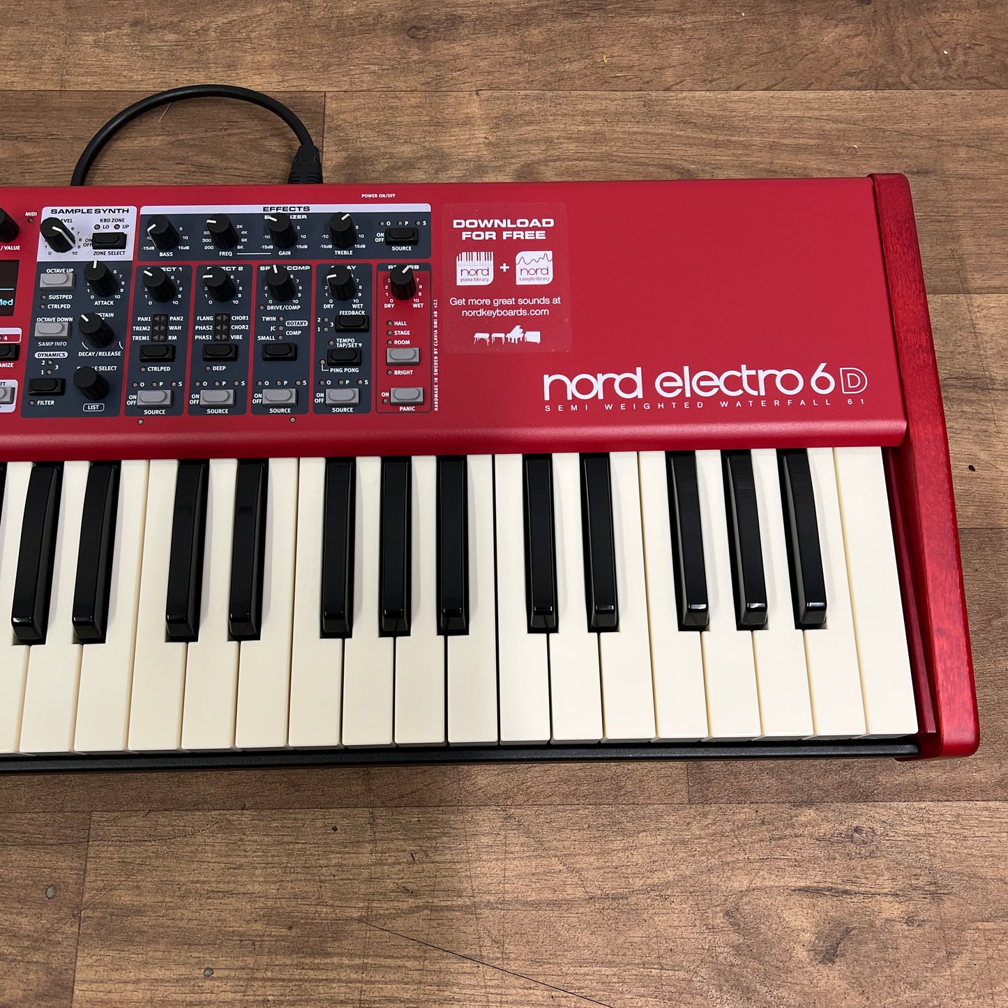 Nord Electro 6D SW61 Stage Keyboard; Serial No: EO13437 | Second Hand