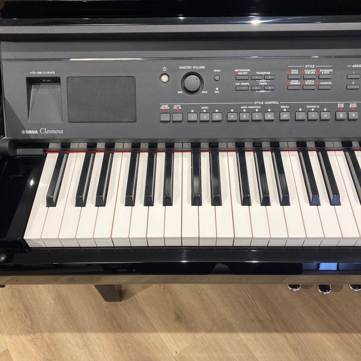 Yamaha CVP709GP Polished Ebony Digital Grand Piano; Serial No: BCWP01003 | Second Hand