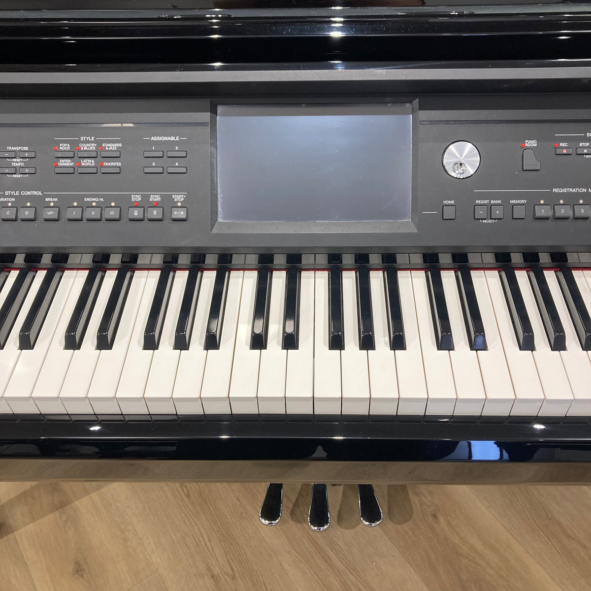 Yamaha CVP709GP Polished Ebony Digital Grand Piano; Serial No: BCWP01003 | Second Hand