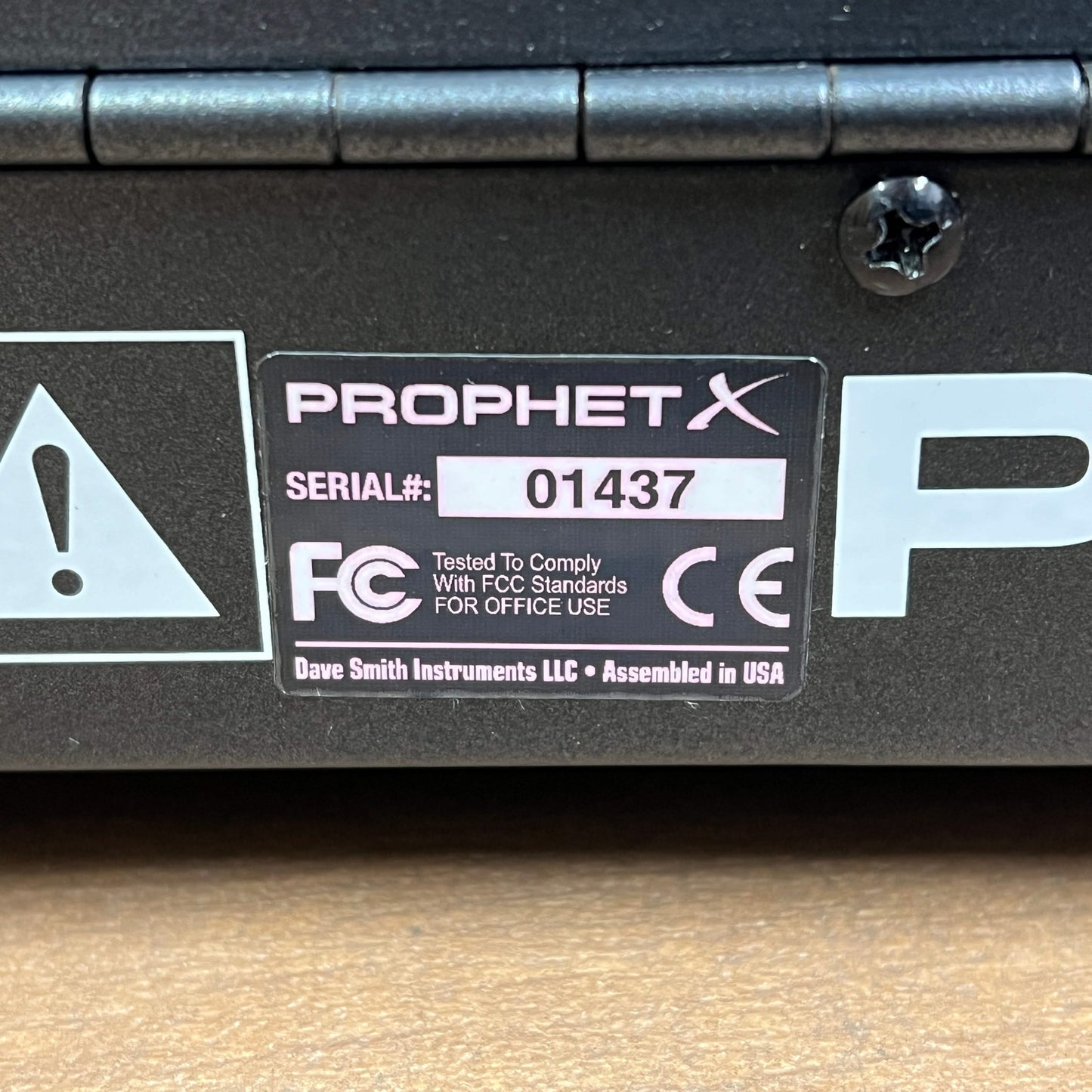 Sequential Prophet X; Serial No: 1437 | Second Hand