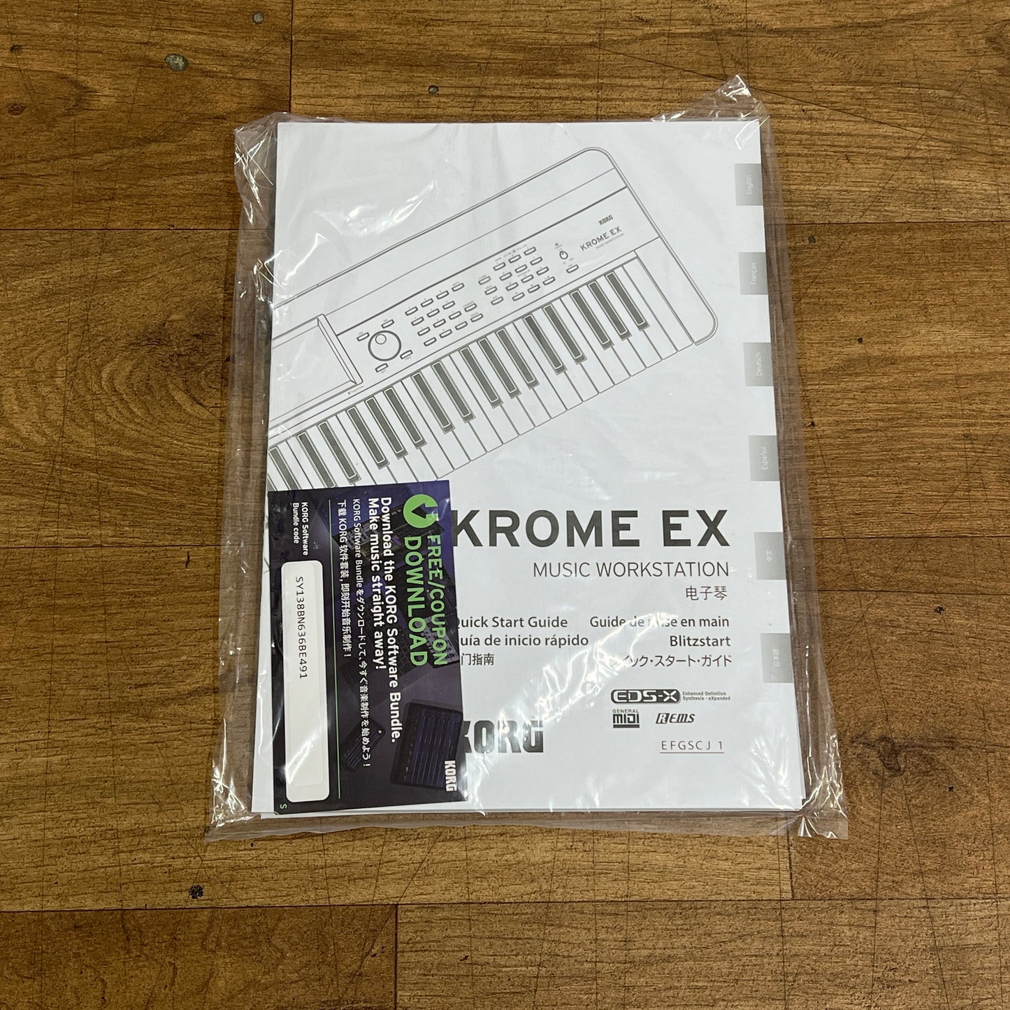 Korg Krome EX73 Music Workstation Keyboard; Serial No: 21512 | Second Hand