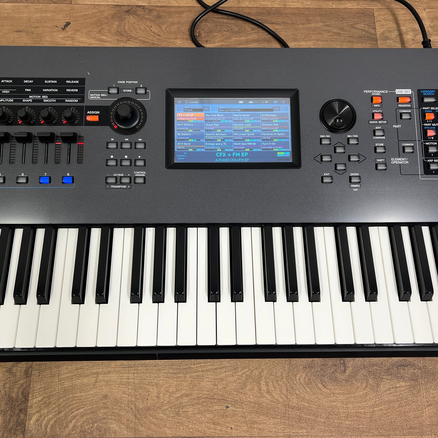 Yamaha Montage 8 Keyboard; Serial No: BAWL01034 | Second Hand