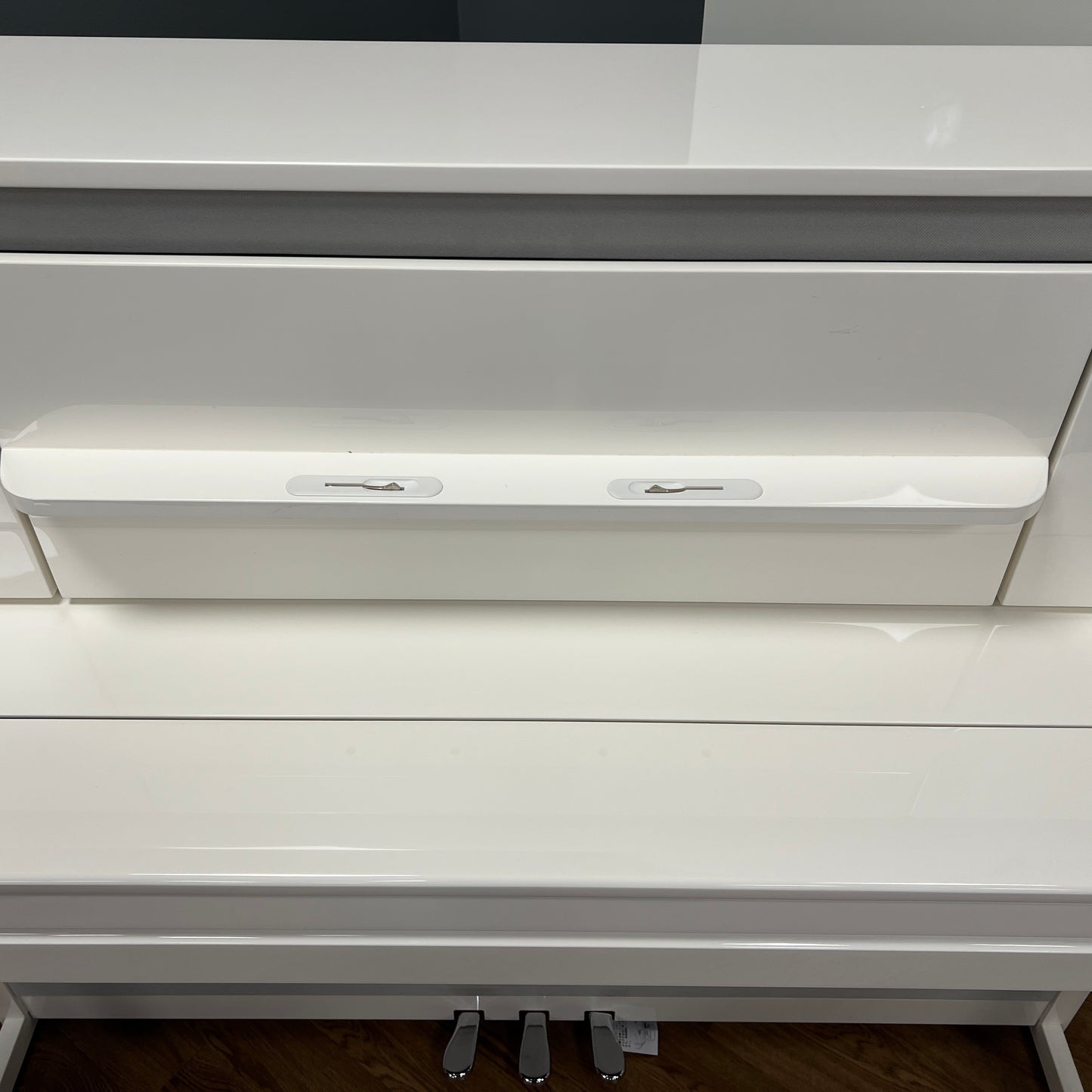 Roland LX9 Polished White Digital Piano With Matching Stool; Serial No: Z7Q0095 | Second Hand