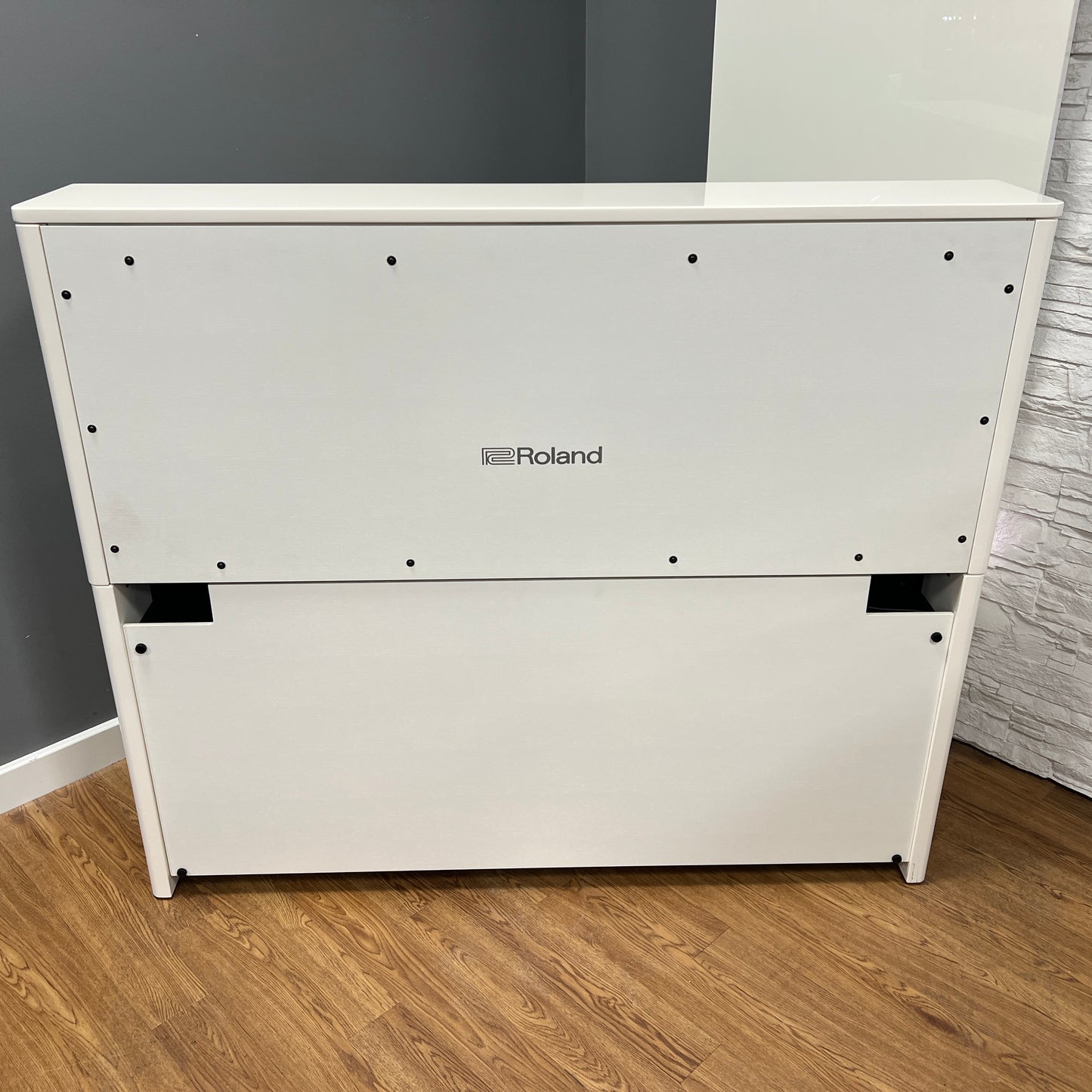 Roland LX9 Polished White Digital Piano With Matching Stool; Serial No: Z7Q0095 | Second Hand