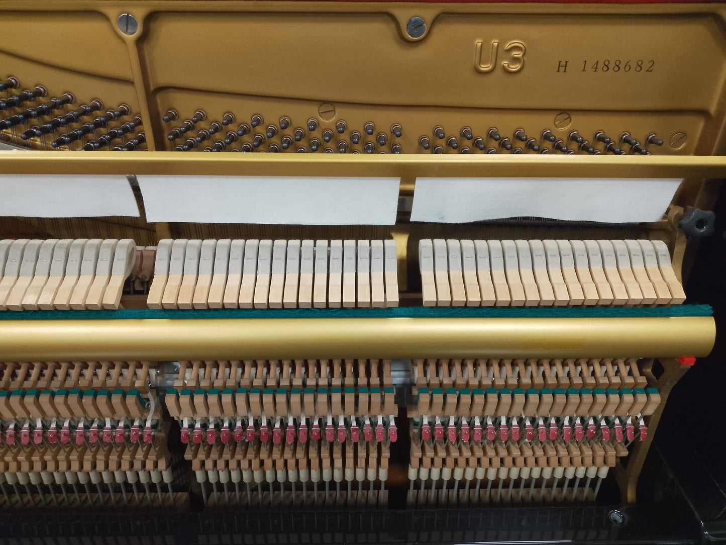 Yamaha U3 Upright Piano in Polished Black Serial No: H2376266 | RECONDITIONED AS NEW