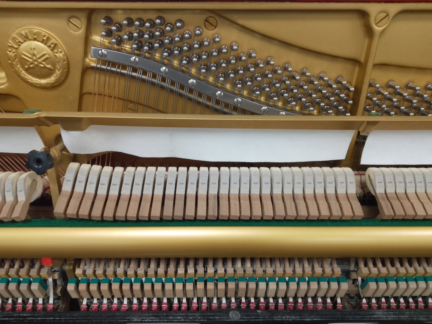 Yamaha UX (upgraded U3) Upright Piano in Polished Black Serial No: 2408434 | RECONDITIONED AS NEW