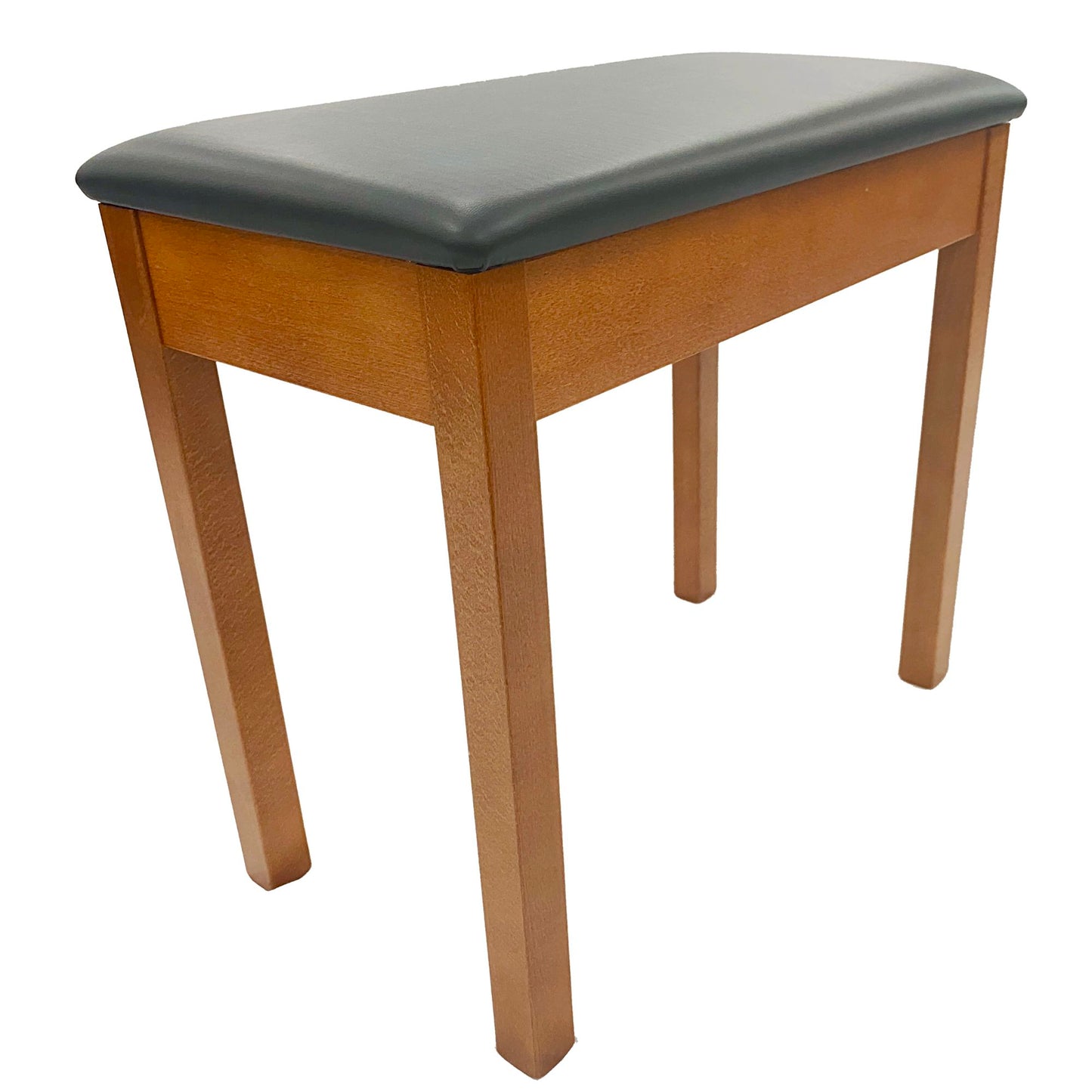 Kawai Cherry Piano Stool with Black Vinyl Top