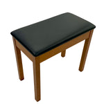 Kawai Cherry Piano Stool with Black Vinyl Top