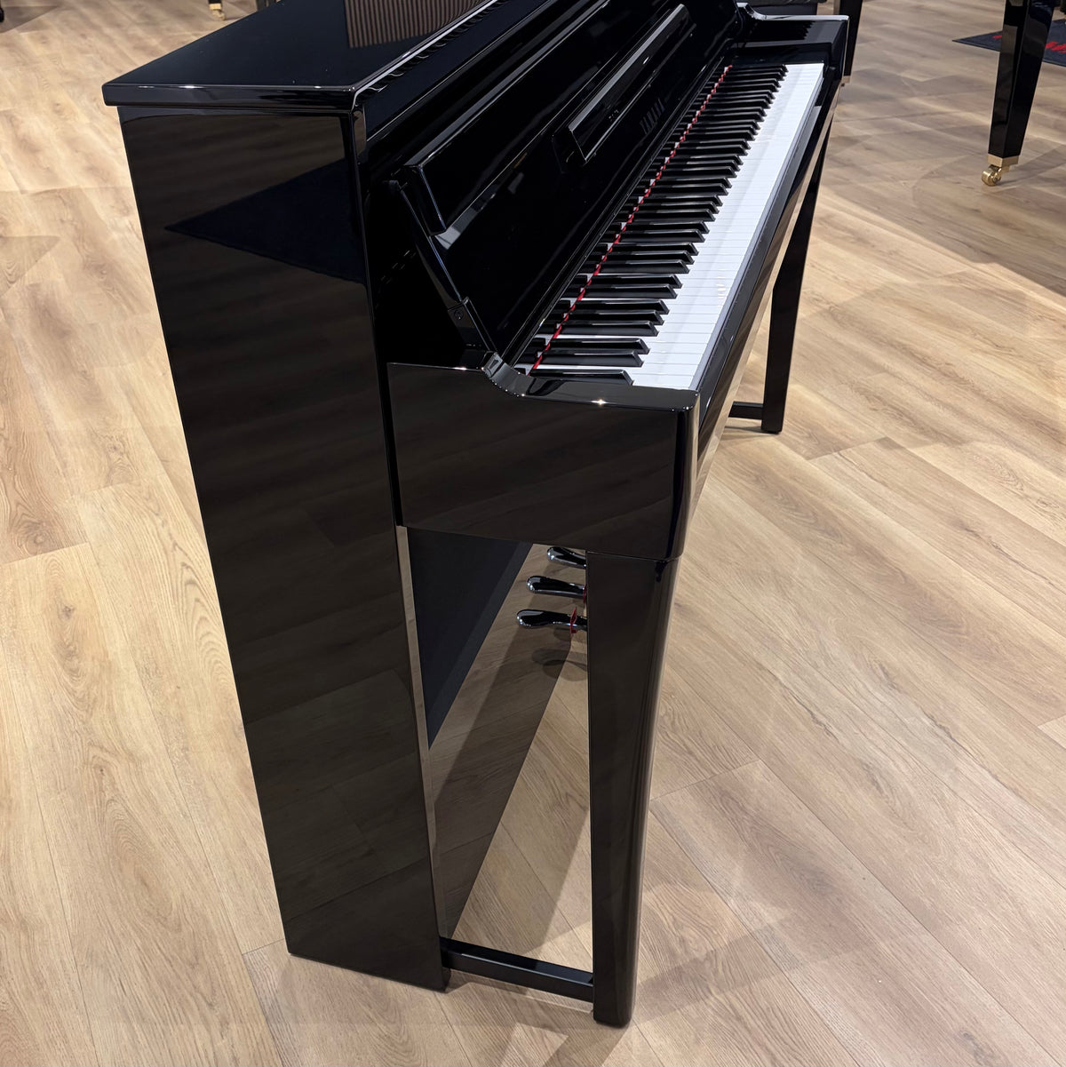 Yamaha NU1XA Advanced Hybrid Piano, Polished Ebony; Serial No: BCEH01029 | Second Hand