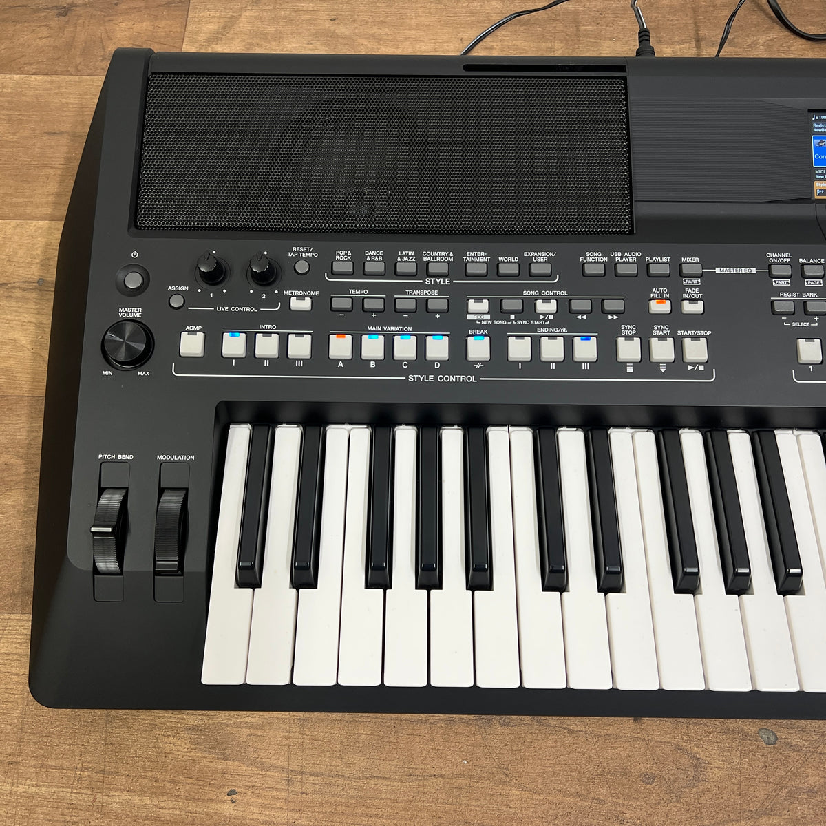 Yamaha PSR SX600 Keyboard; Serial No: BBCY01019 | Second Hand