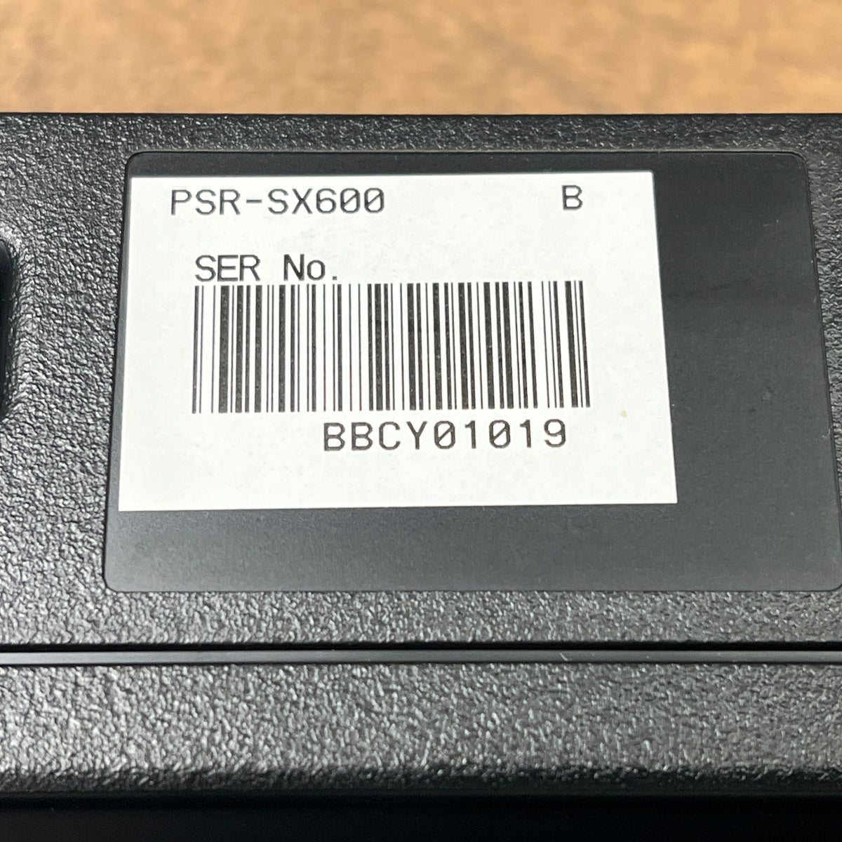 Yamaha PSR SX600 Keyboard; Serial No: BBCY01019 | Second Hand