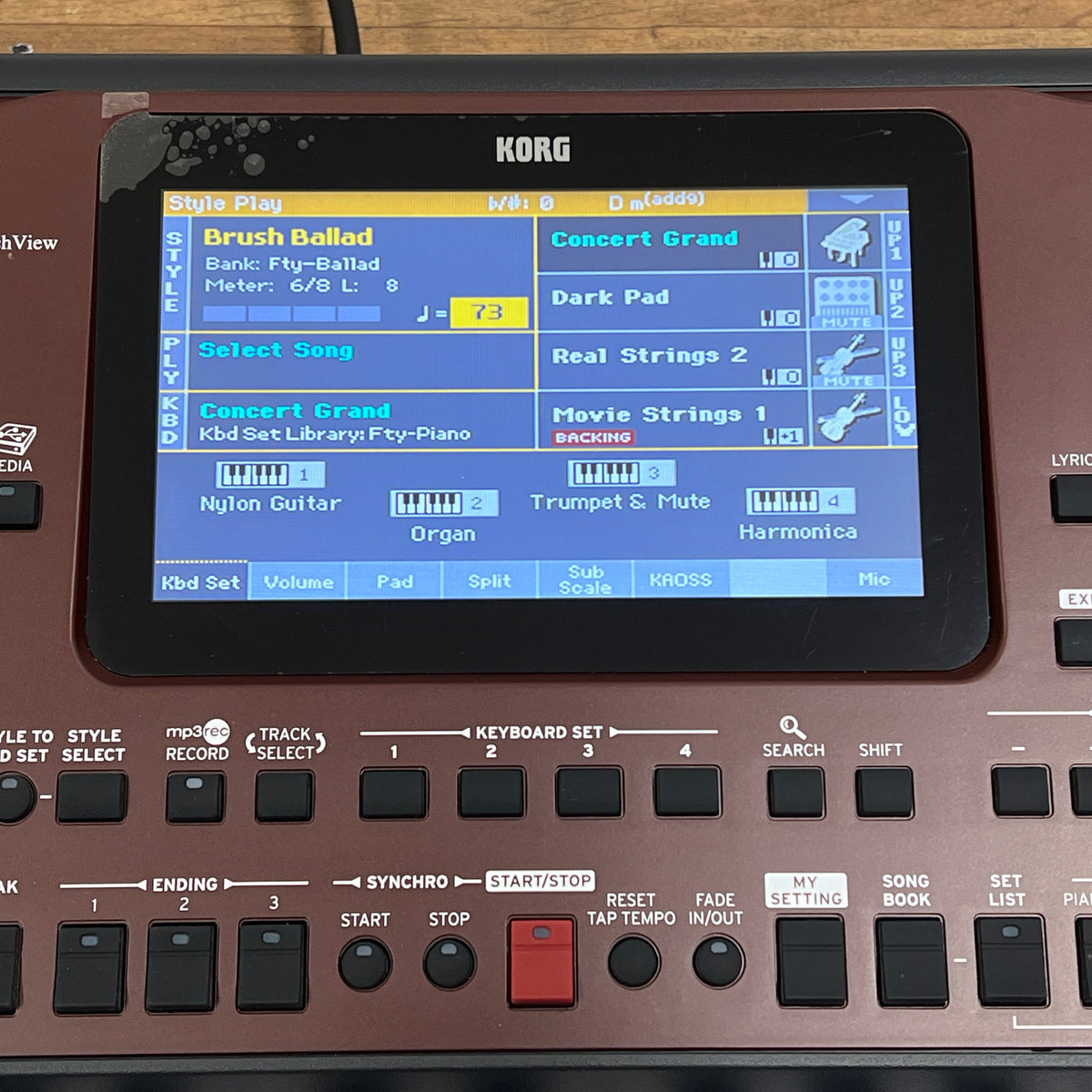 Korg PA700 Keyboard; Serial No: 67937 | Second Hand