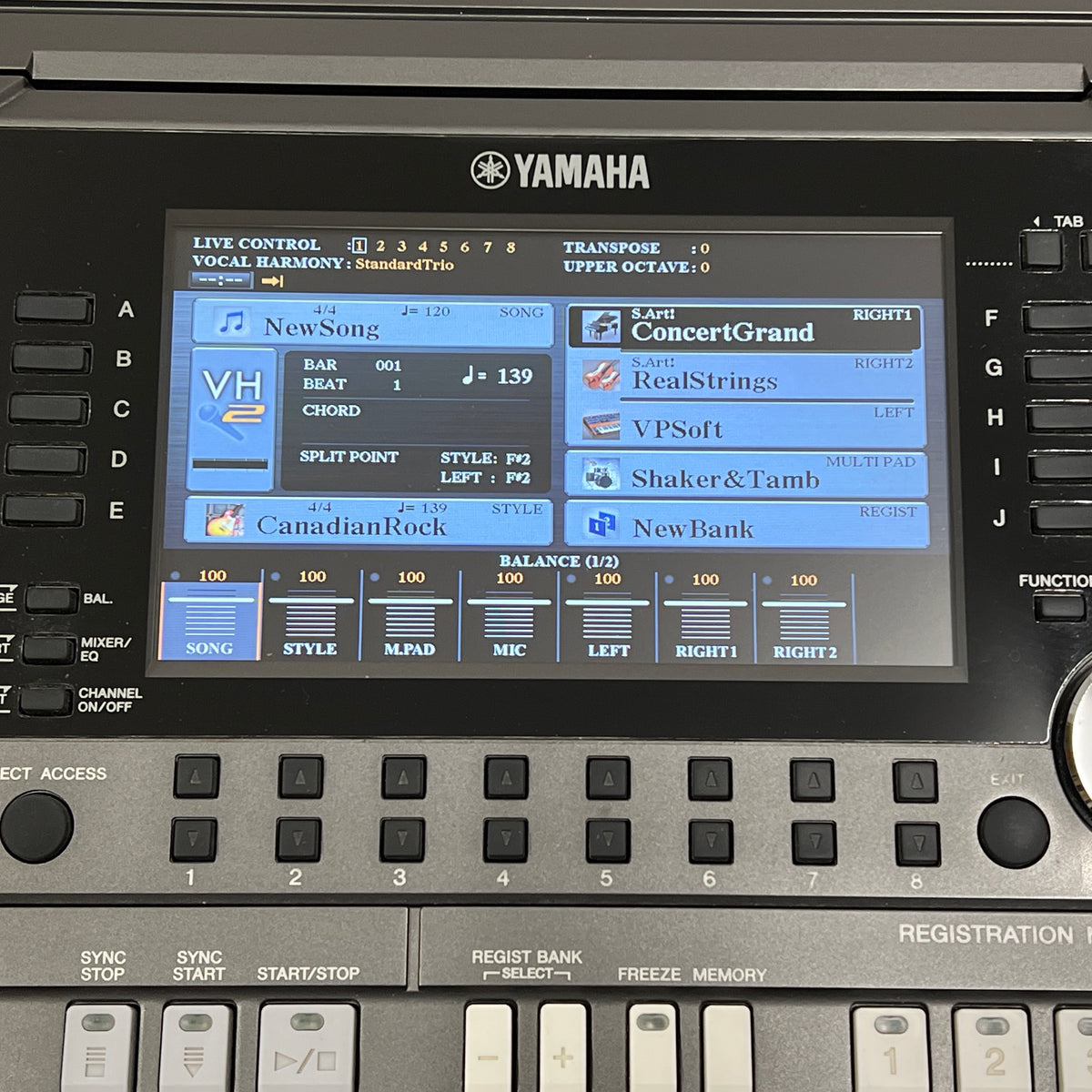 Yamaha PSR-S970 Keyboard; Serial No: BCWM01056 | Second Hand