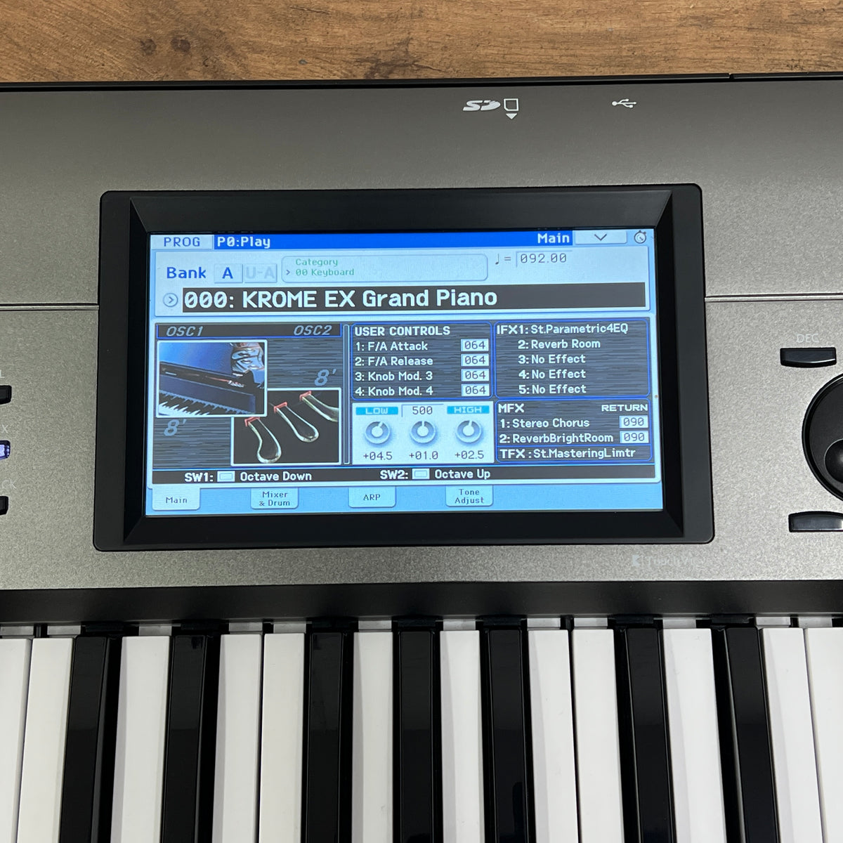 Korg Krome EX73 Keyboard; Serial No: 17506 | Second Hand
