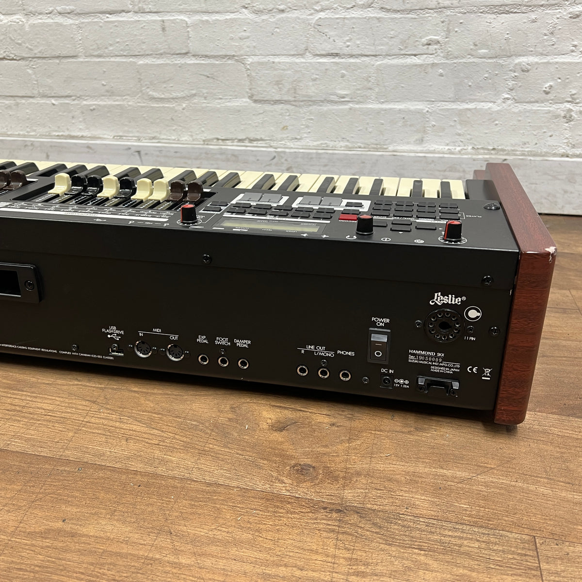 Hammond SKX Dual Manual Keyboard & Case; Serial No: 19050009 | Second Hand