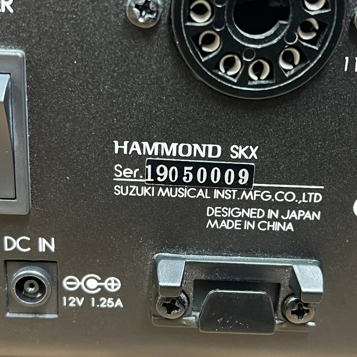 Hammond SKX Dual Manual Keyboard & Case; Serial No: 19050009 | Second Hand