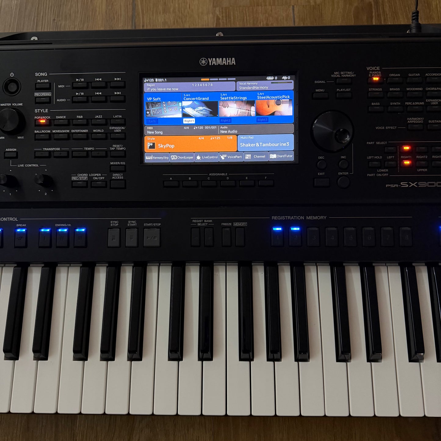 Yamaha PSR-SX900 Keyboard; Secial No: ECDY01119 | Second Hand