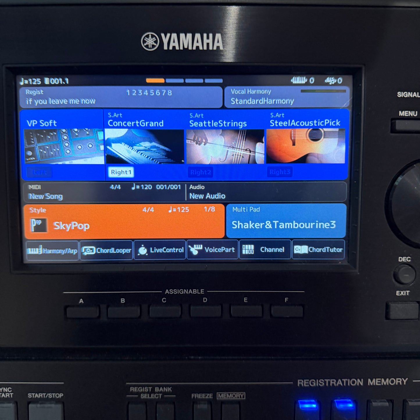 Yamaha PSR-SX900 Keyboard; Secial No: ECDY01119 | Second Hand