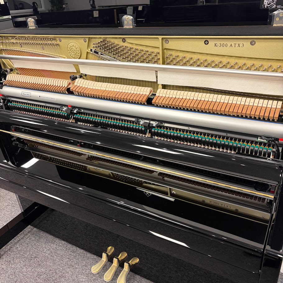 Kawai K300 ATX3 Upright Piano in Polished Ebony: Serial No: F162687 | Second Hand
