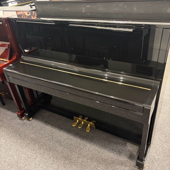 Wendl & Lung HL122 Upright Piano in Polished Ebony: Serial No: 10627 | Second Hand