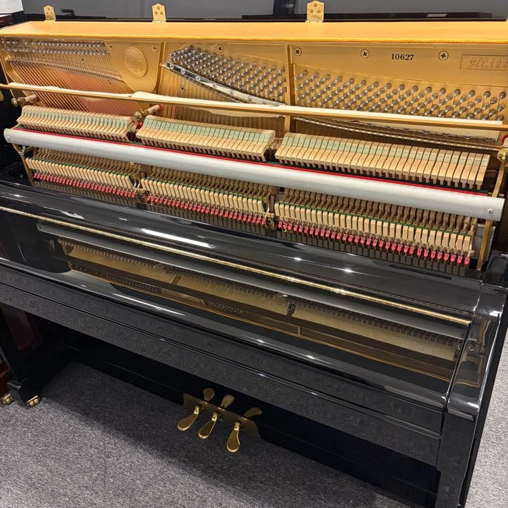Wendl & Lung HL122 Upright Piano in Polished Ebony: Serial No: 10627 | Second Hand