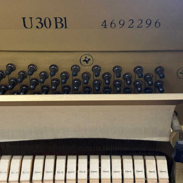 Yamaha U30 B1 Upright Piano in Polished Black: Serial No: 4692296 | Second Hand