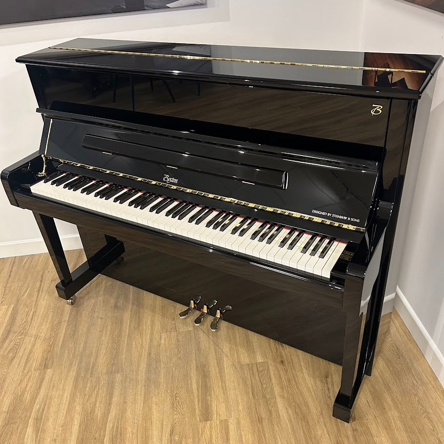 Boston UP118 Performance Edition Upright Piano in Polished Ebony: Serial No: 176005 | Second Hand
