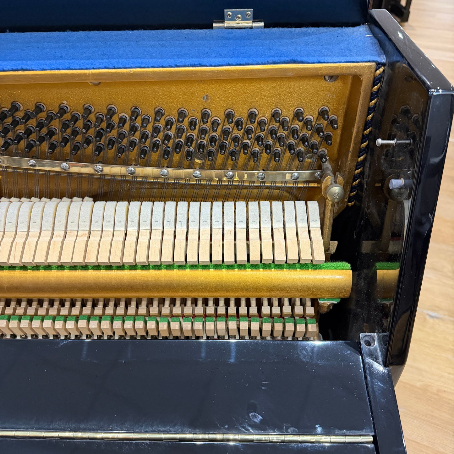 Zender Compact Upright Piano in Polished Ebony: Serial No: 9184 | Second Hand